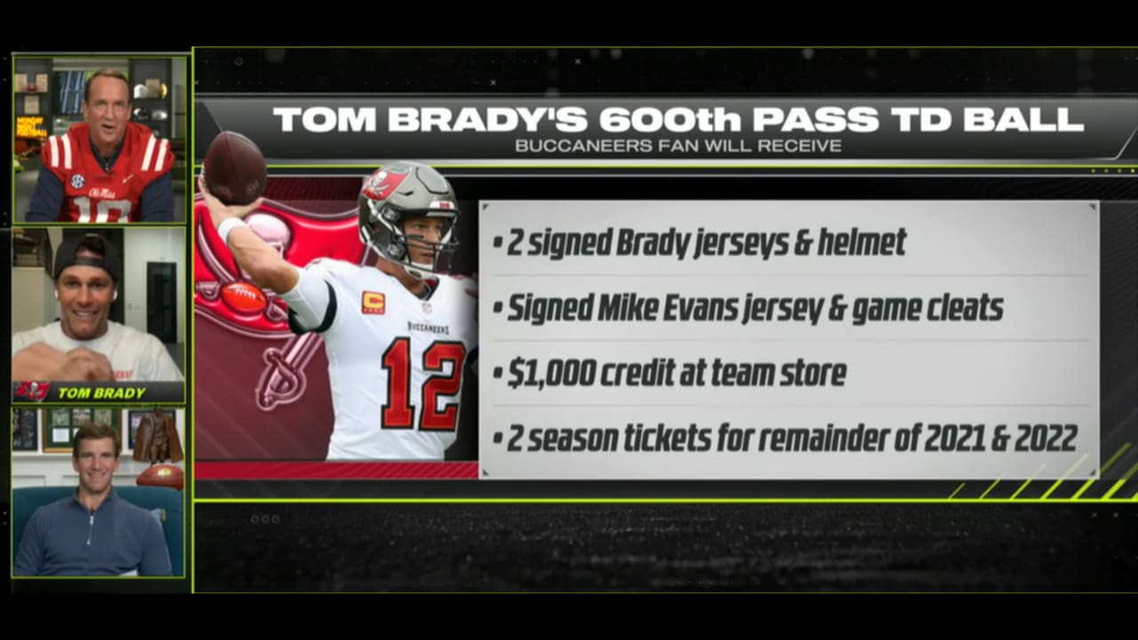 What did the fan get from the Bucs for Tom Brady's 600th TD ball? - AS USA