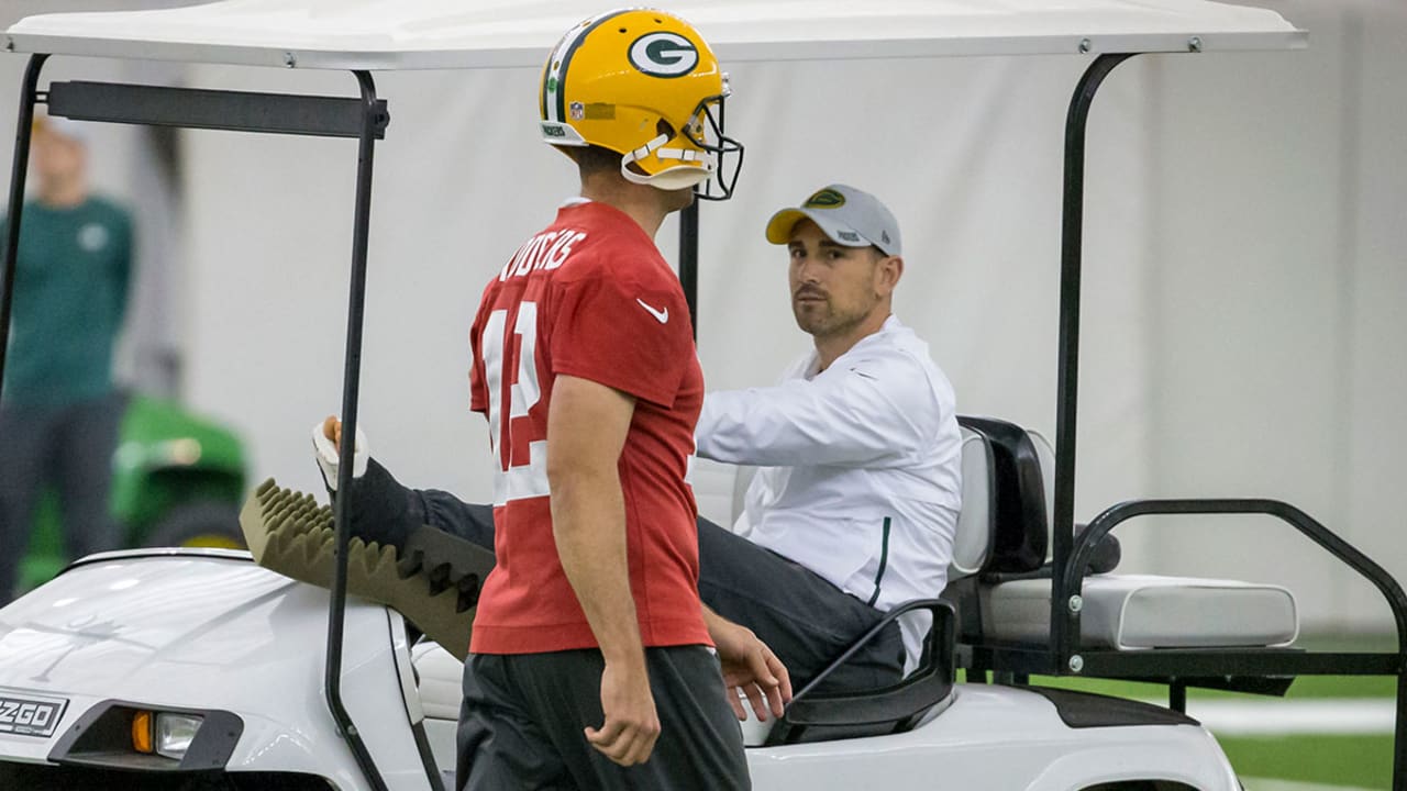 Audible 'issue' behind them, Aaron Rodgers and Matt LaFleur have 'talked  through every scenario'