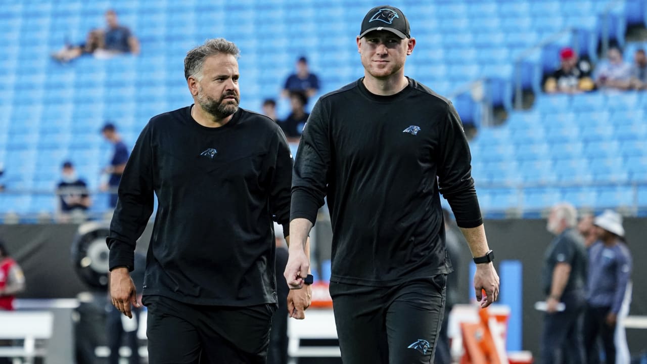 Panthers' Matt Rhule explains decision to fire former OC Joe Brady