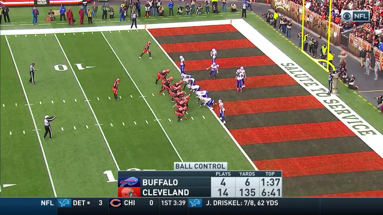 Bills' D completes EPIC eightplay goalline stand at the 1yard line