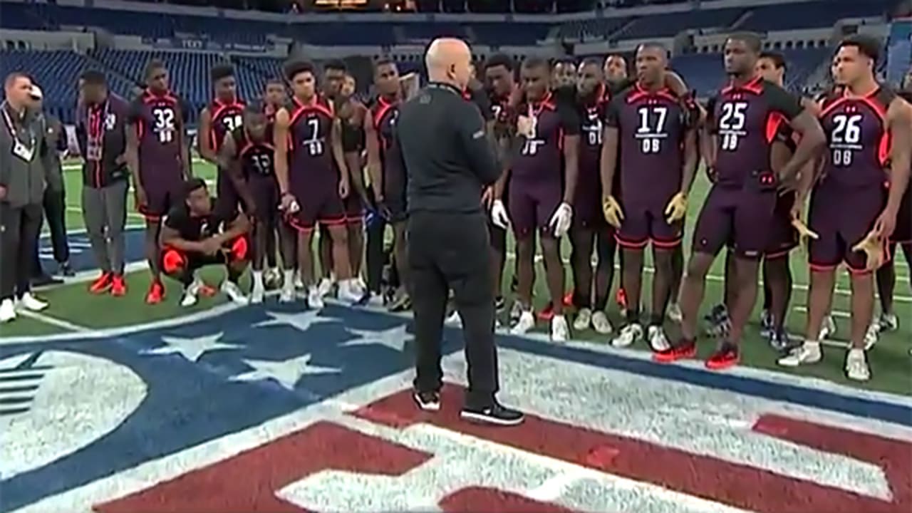 New Orleans Saints defensive assistant Peter Giunta delivers ...