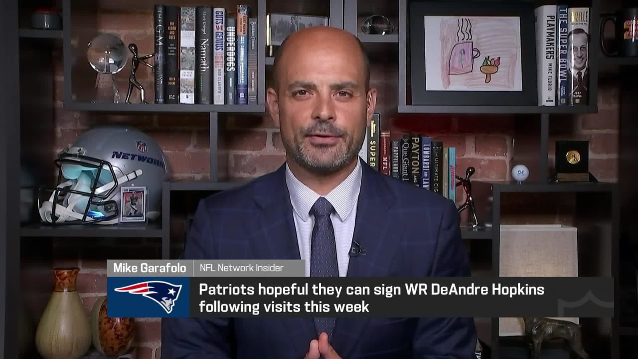 NFL Network Insider Ian Rapoport: wide receiver DeAndre Hopkins to visit  New England Patriots Wednesday and Thursday