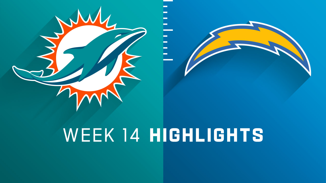 Miami Dolphins vs. Los Angeles Chargers highlights Week 14