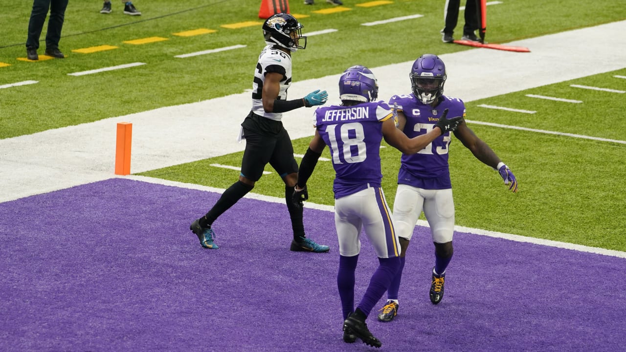 Minnesota Vikings Wide Receiver Justin Jefferson Surpasses 1,000 Yards ...