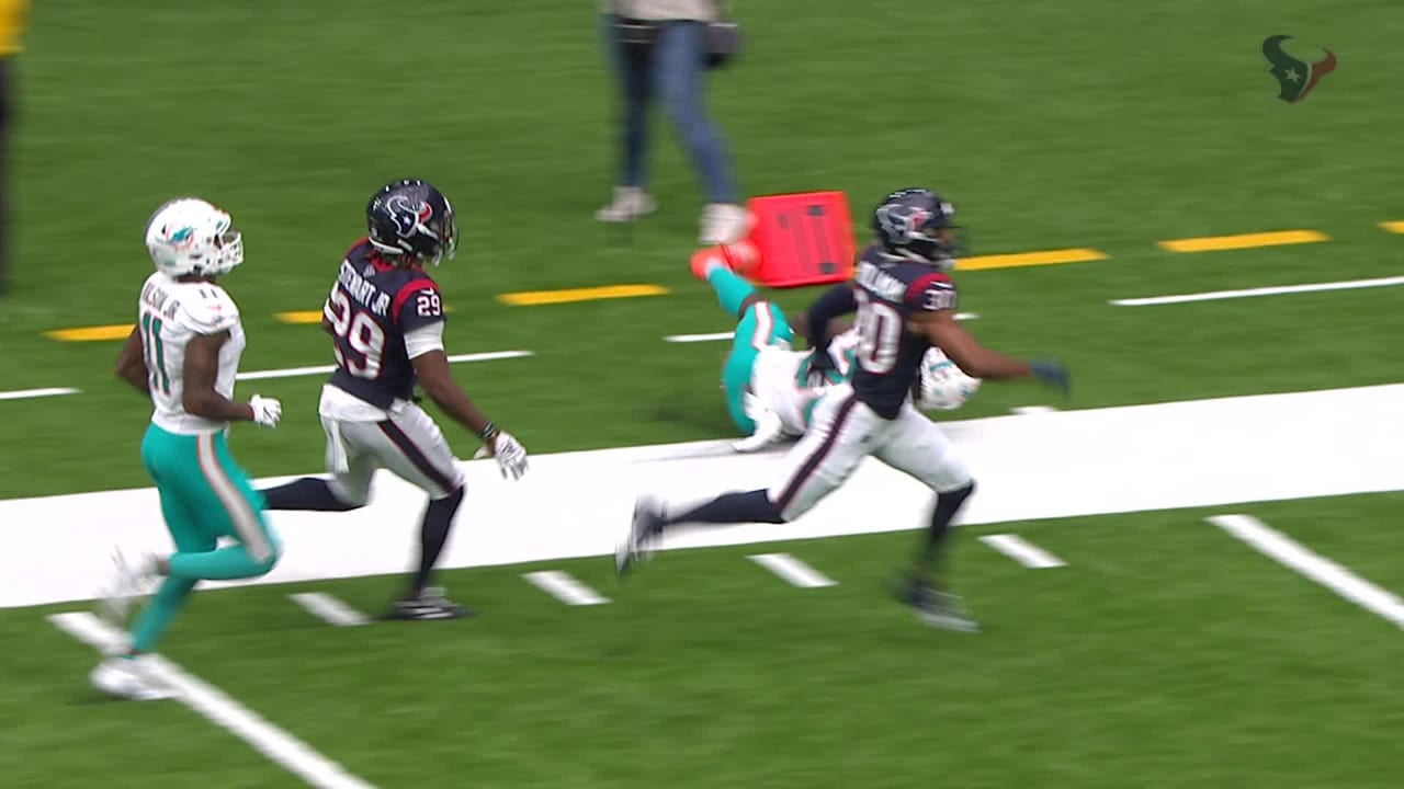 Can't-Miss Play: Miami Dolphins running back Salvon Ahmed's 65-yard  explosion ignited by mini hurdle