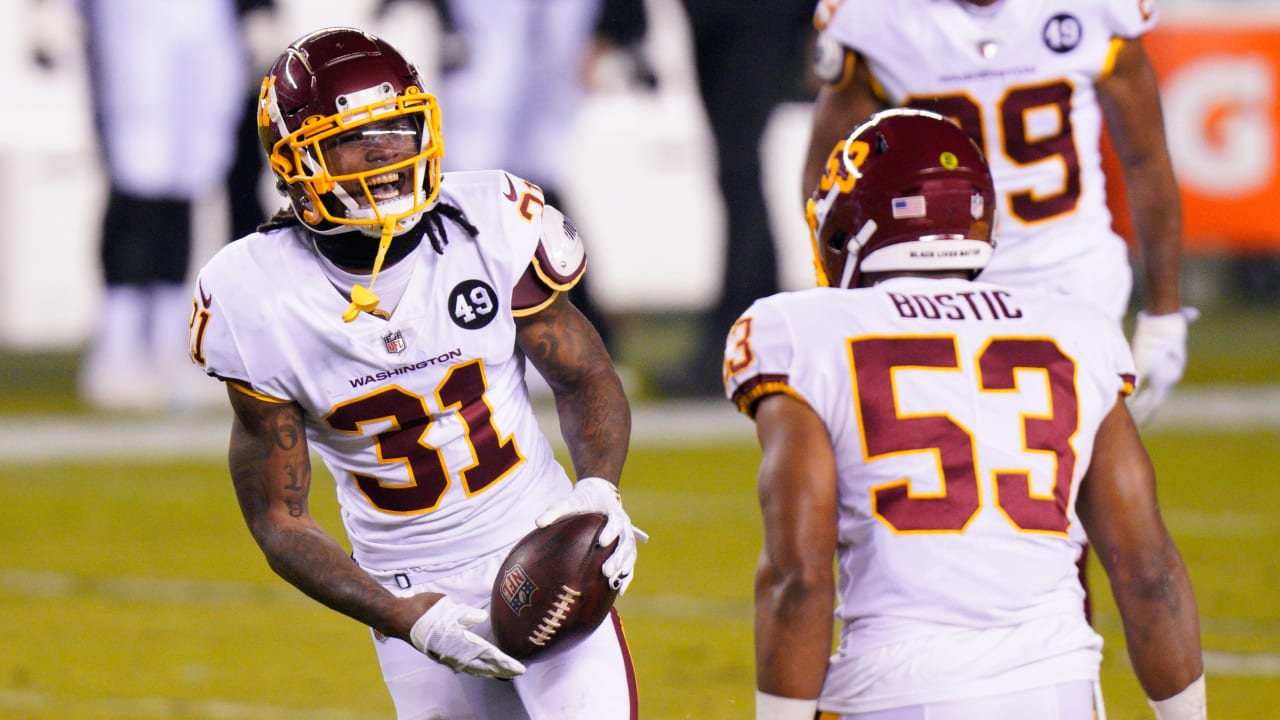 Washington Football Team safety Kamren Curl (31) and Atlanta