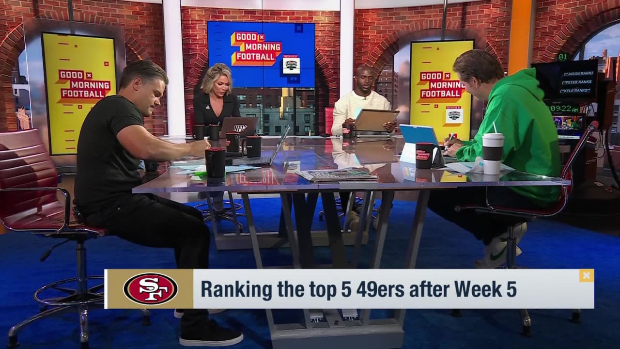 Ranking the Top 5 San Francisco 49ers after Week 5 | 'GMFB'