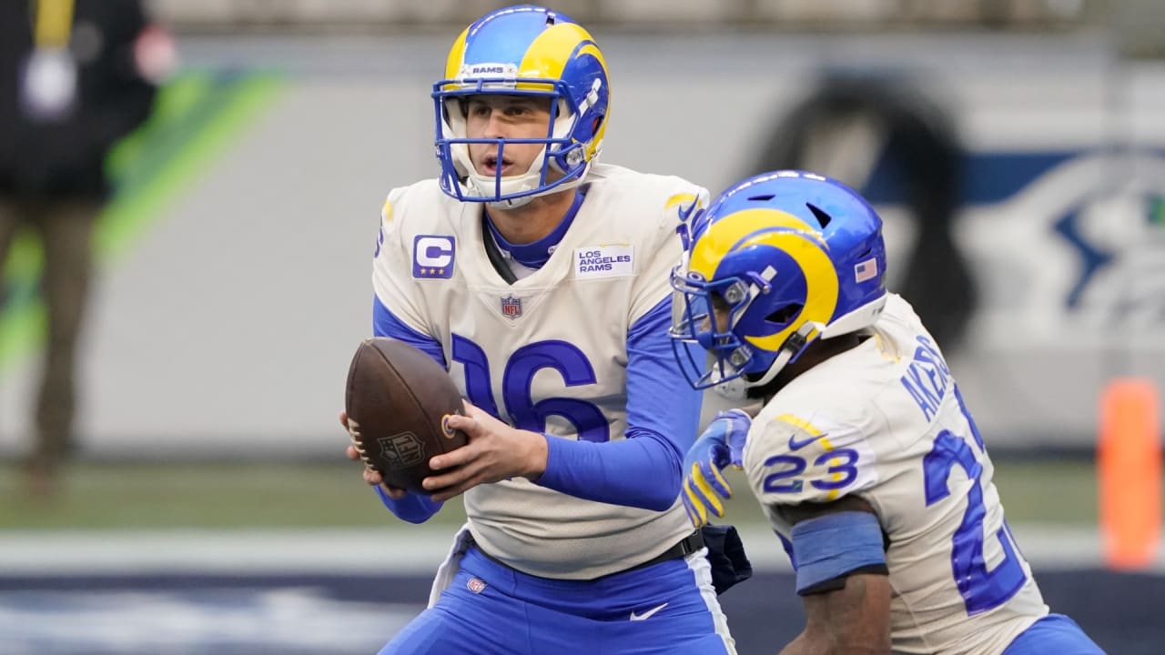 Jared Goff replaces injured John Wolford leads Rams in wild card