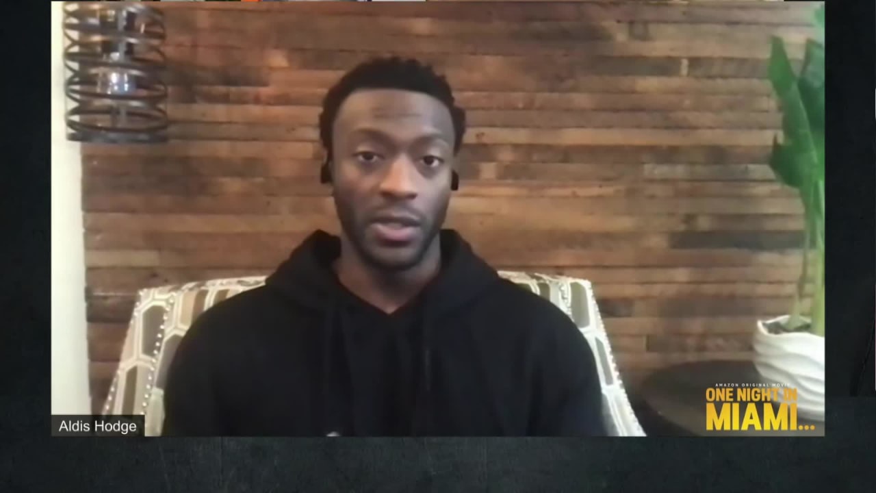 Actor Aldis Hodge reveals what he learned while portraying Jim Brown in ...