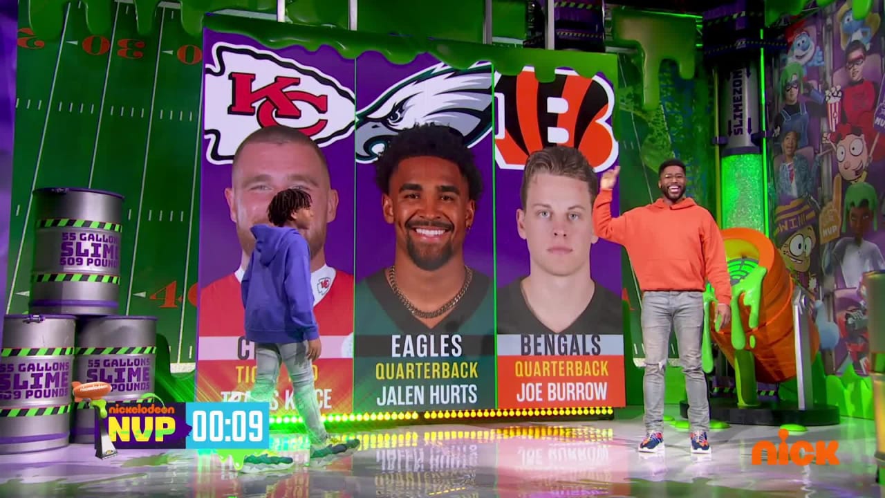 Patrick Mahomes wins Nickelodeon's NFL Slimetime NVP award