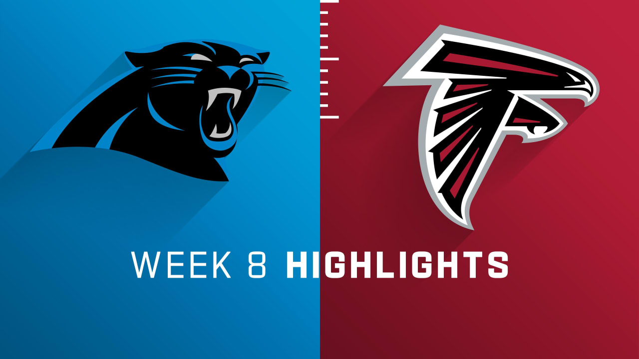 Carolina Panthers vs. Atlanta Falcons highlights Week 8