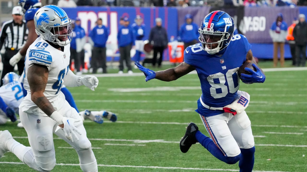 New York Giants wide receiver Richie James' pylon reach nets 2-yard TD