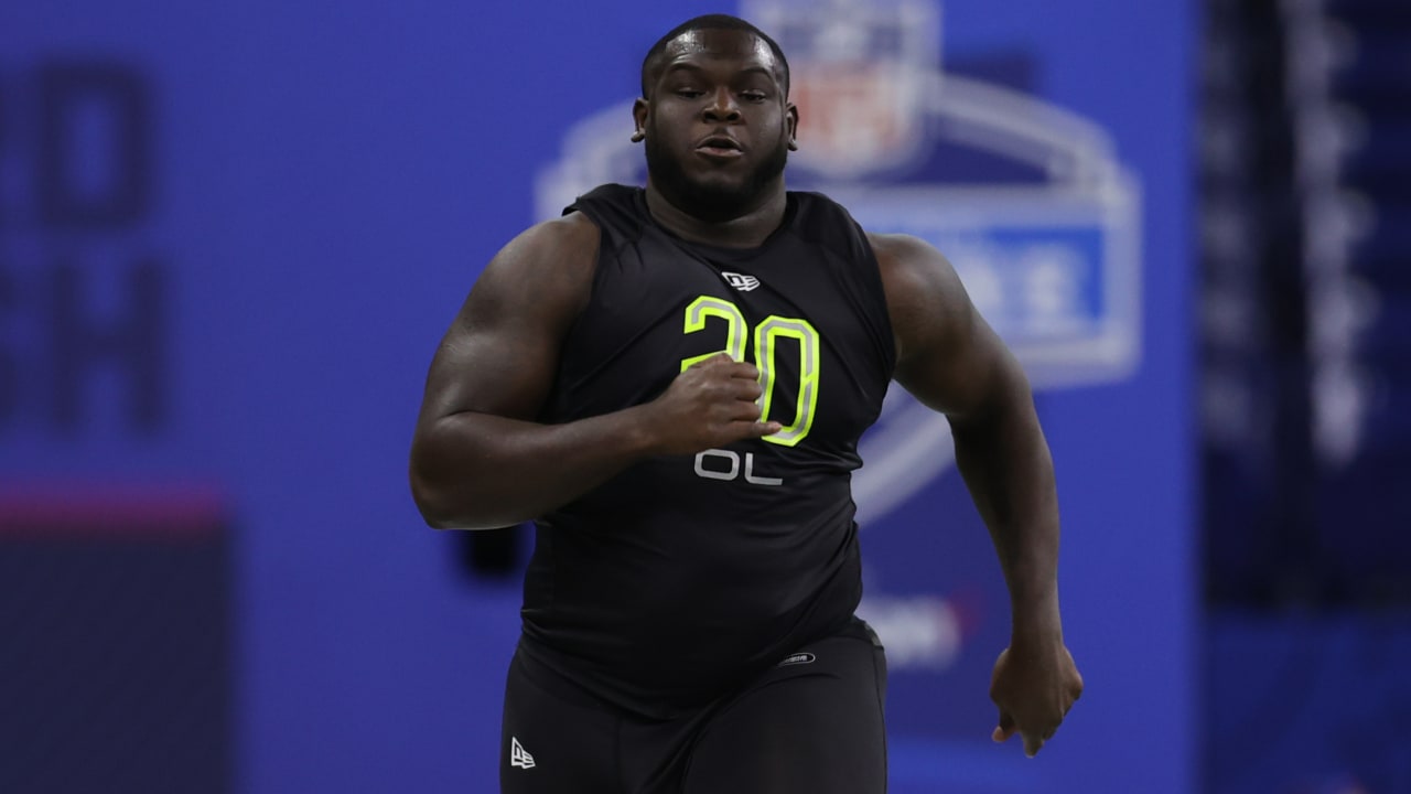 LSU OL Chasen Hines interview  2022 NFL Scouting Combine 