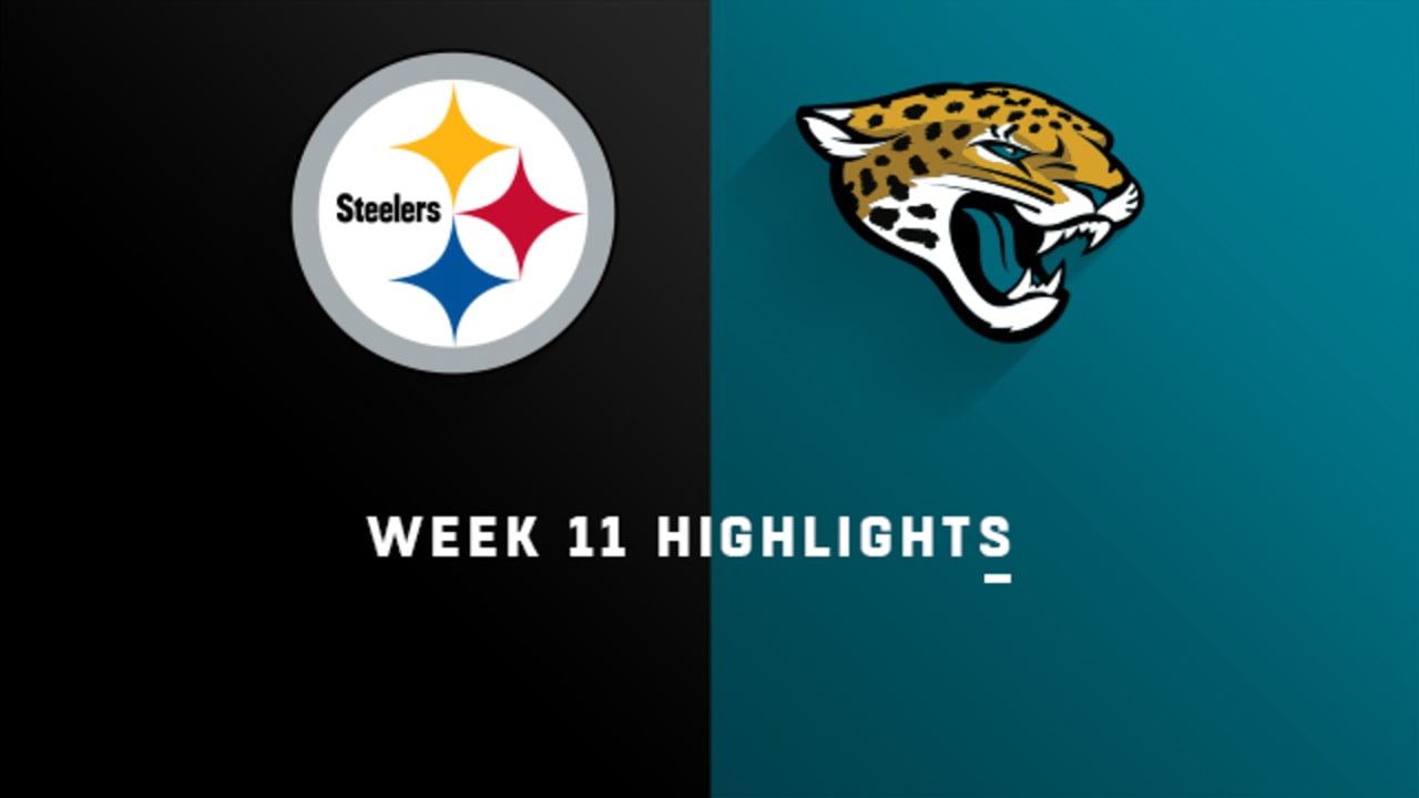 Steelers vs. Jaguars highlights Week 11