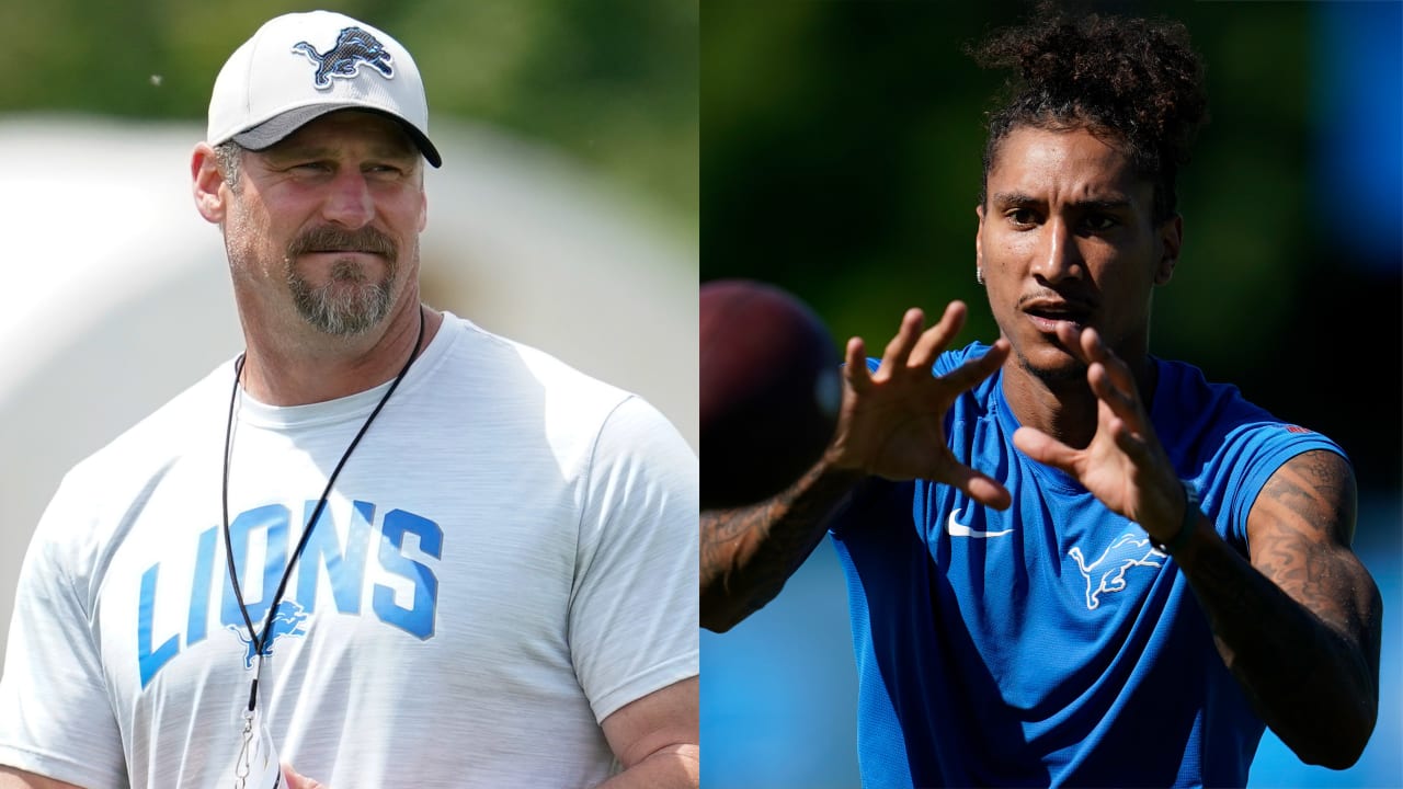 Dan Campbell buying stock in Lions WR Josh Reynolds: I call him the  'praying mantis' 