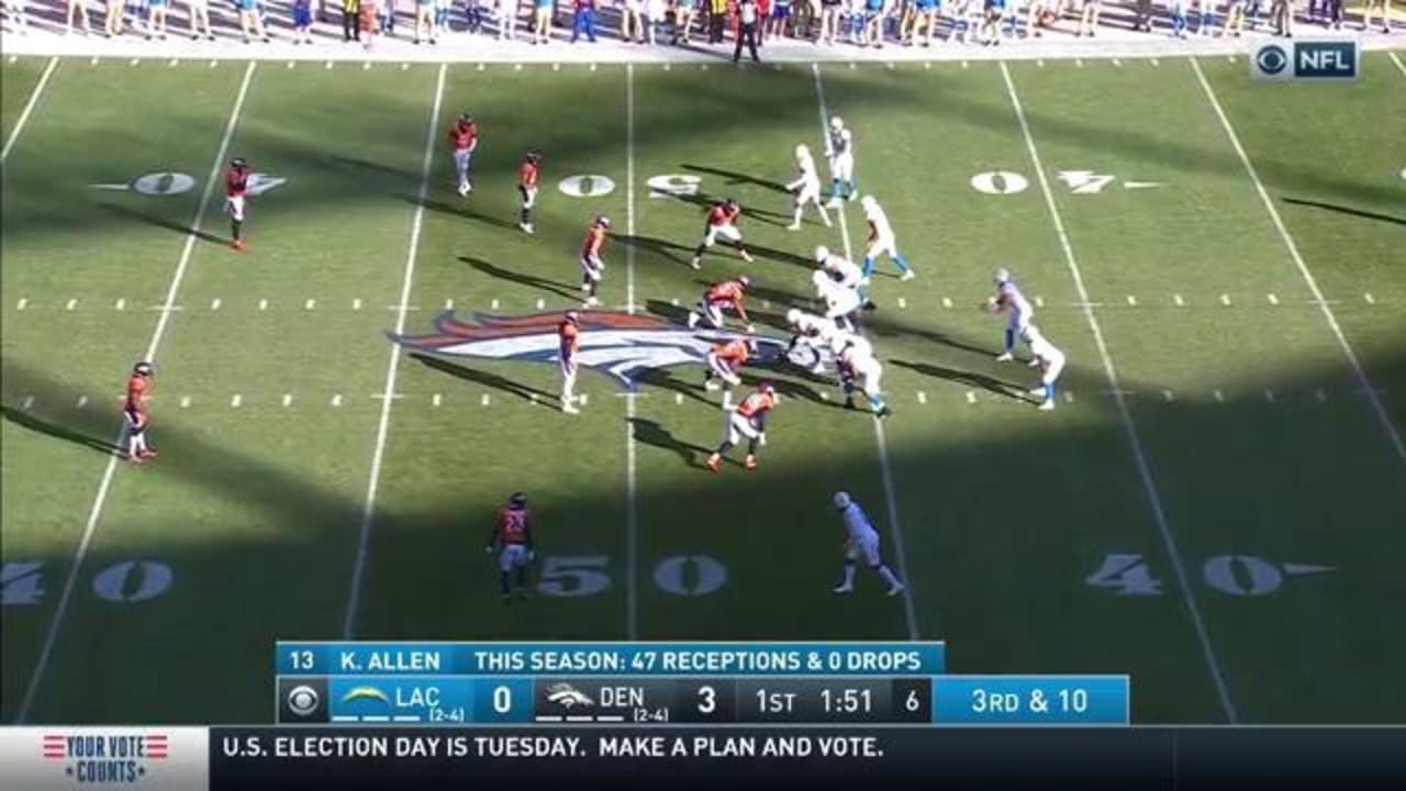 Los Angeles Chargers Quarterback Justin Herbert Fires Third-down Laser ...