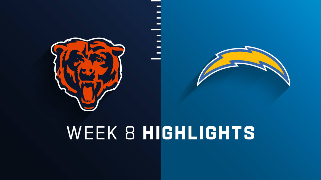 Chicago Bears vs. Los Angeles Chargers highlights Week 8