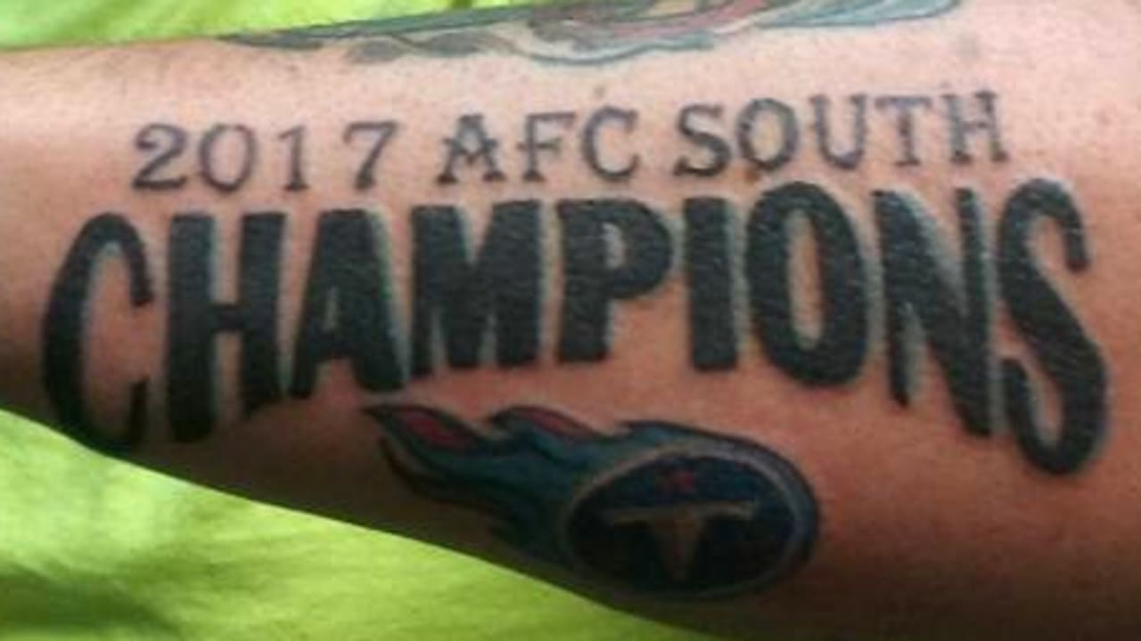 Diehard Titans fan lowers bar in predictive tattoo game