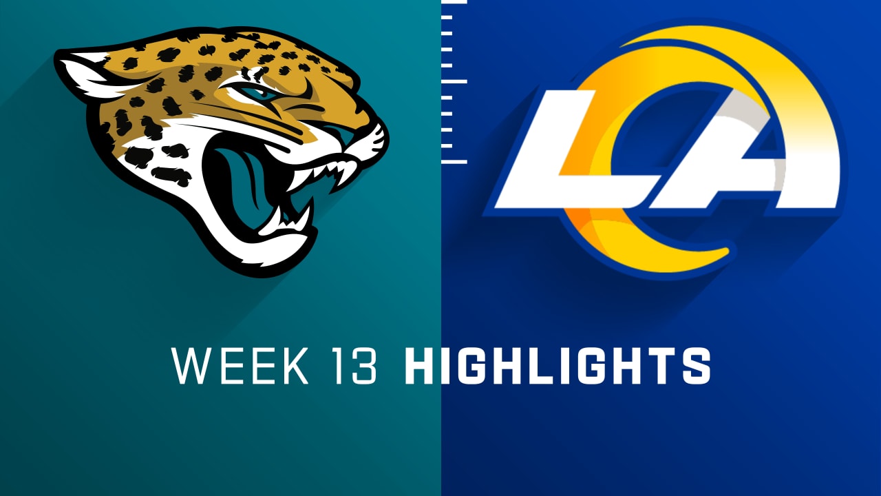 Jacksonville Jaguars vs. Los Angeles Rams NFL Week 13 TV information