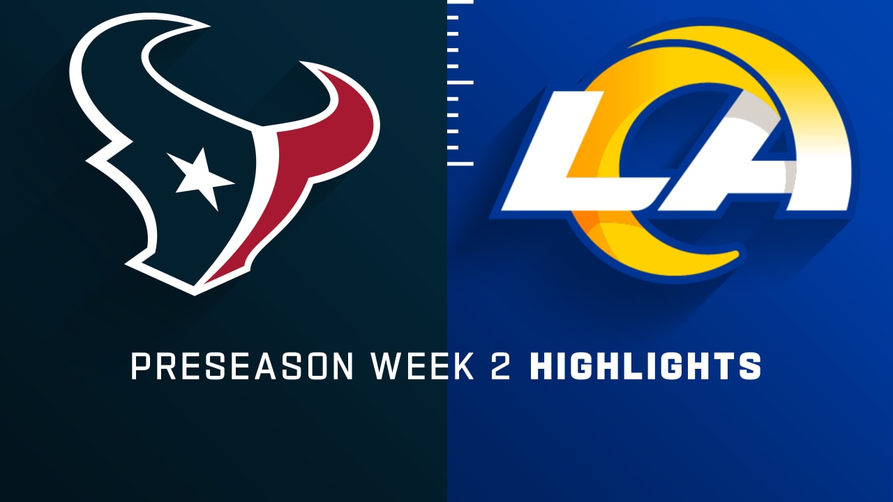 What channel is Rams vs. Texans on today? Time, TV schedule for NFL Week 2  preseason game