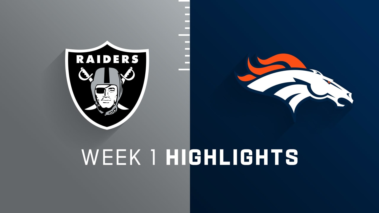 Las Vegas Raiders - Denver Broncos: Game time, TV Schedule and