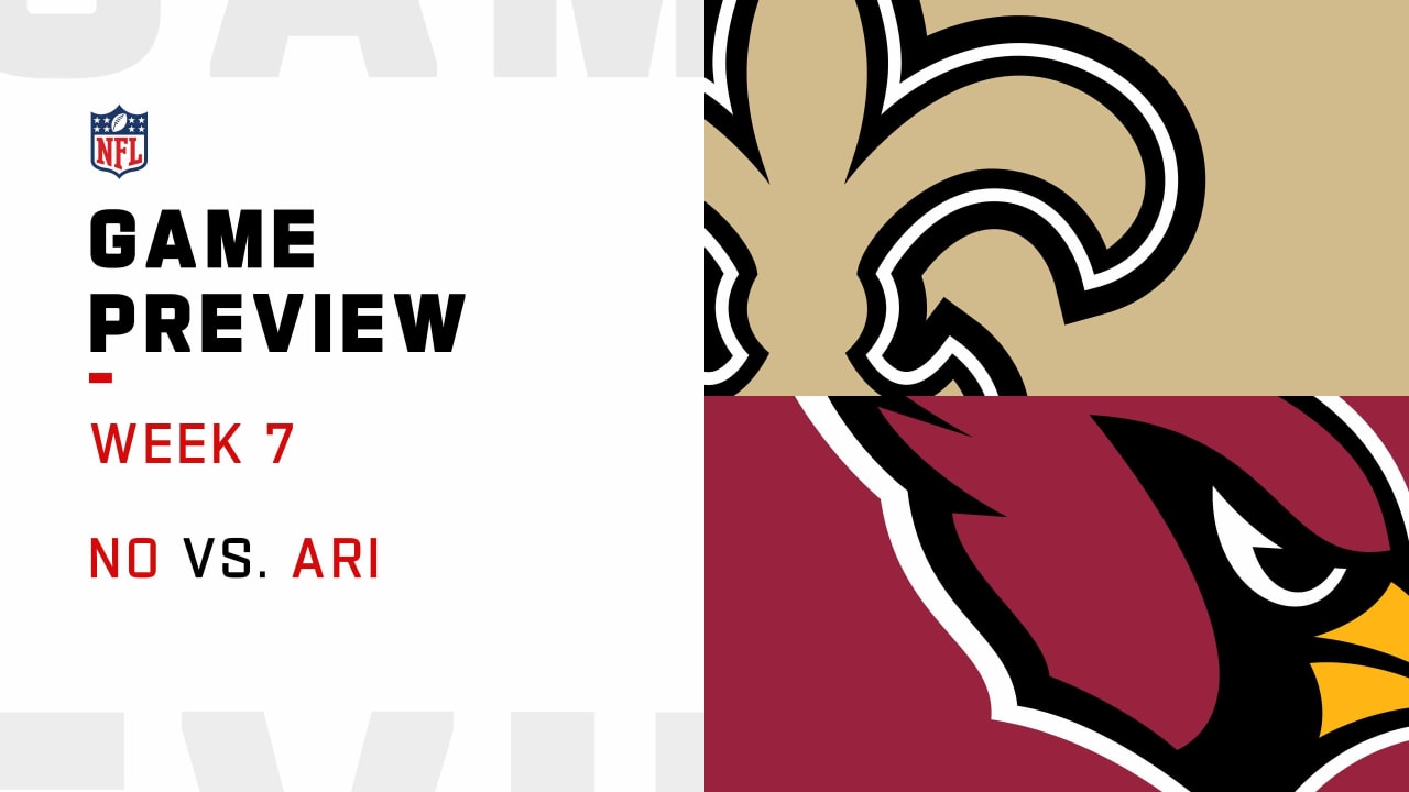 NFL Week 7 Saints vs Cardinals: Thursday Night Football preview