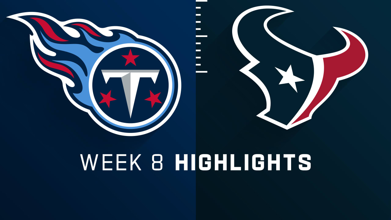 Tennessee Titans score vs Houston Texans: Live updates from NFL Week 8 game