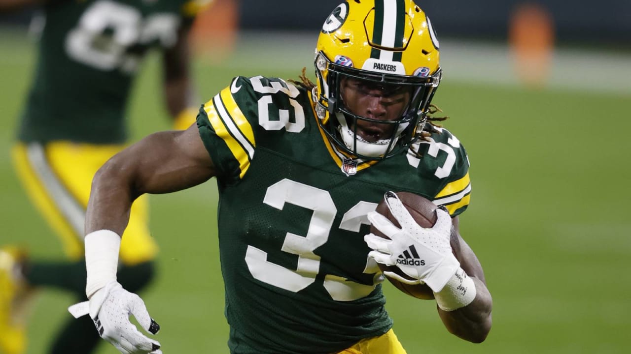 Sunday Night Football on NBC on X: .@Packers RB Aaron Jones