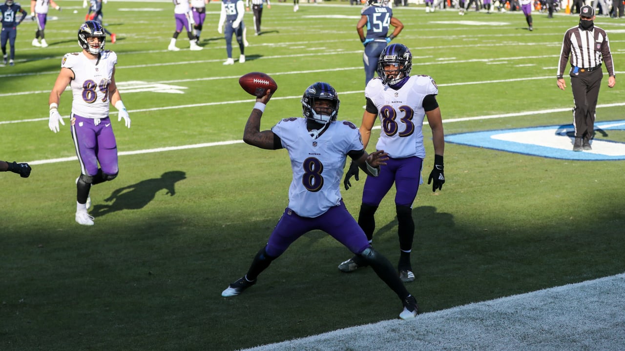 Lamar Jackson Wins First Playoff Game Against Titans