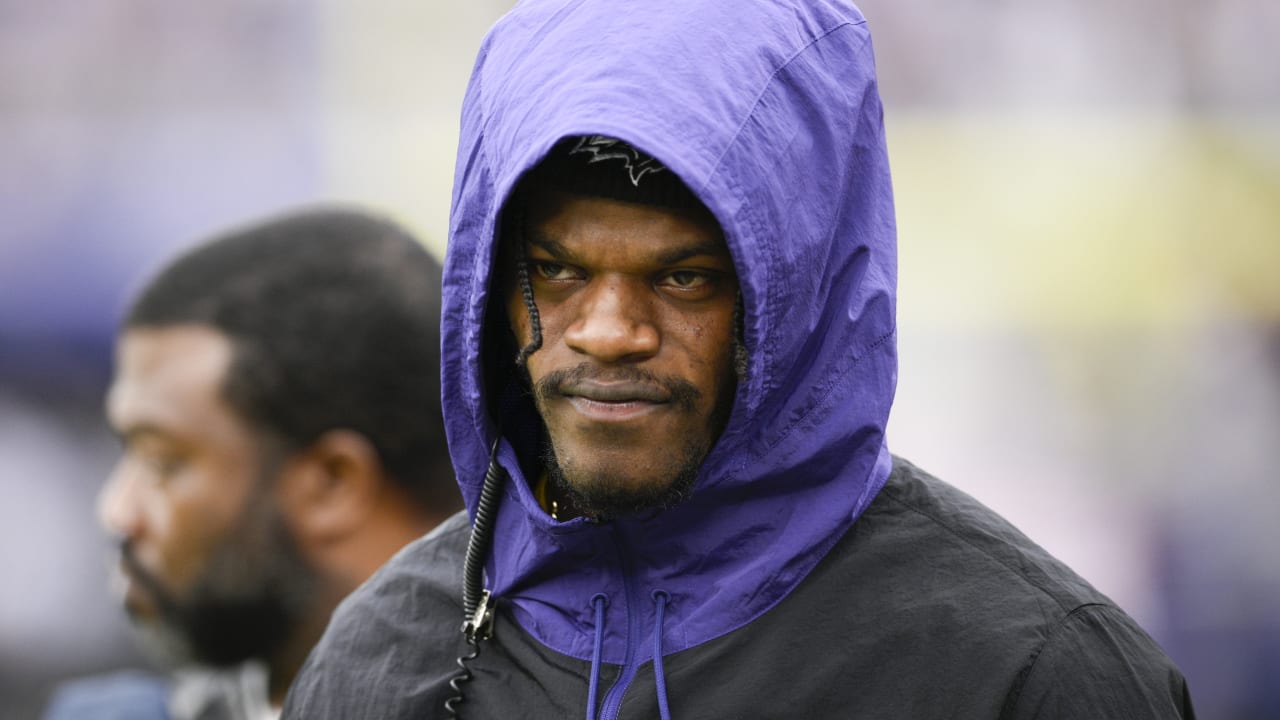 Ravens QB Lamar Jackson says he dealt with bone bruise in ankle at