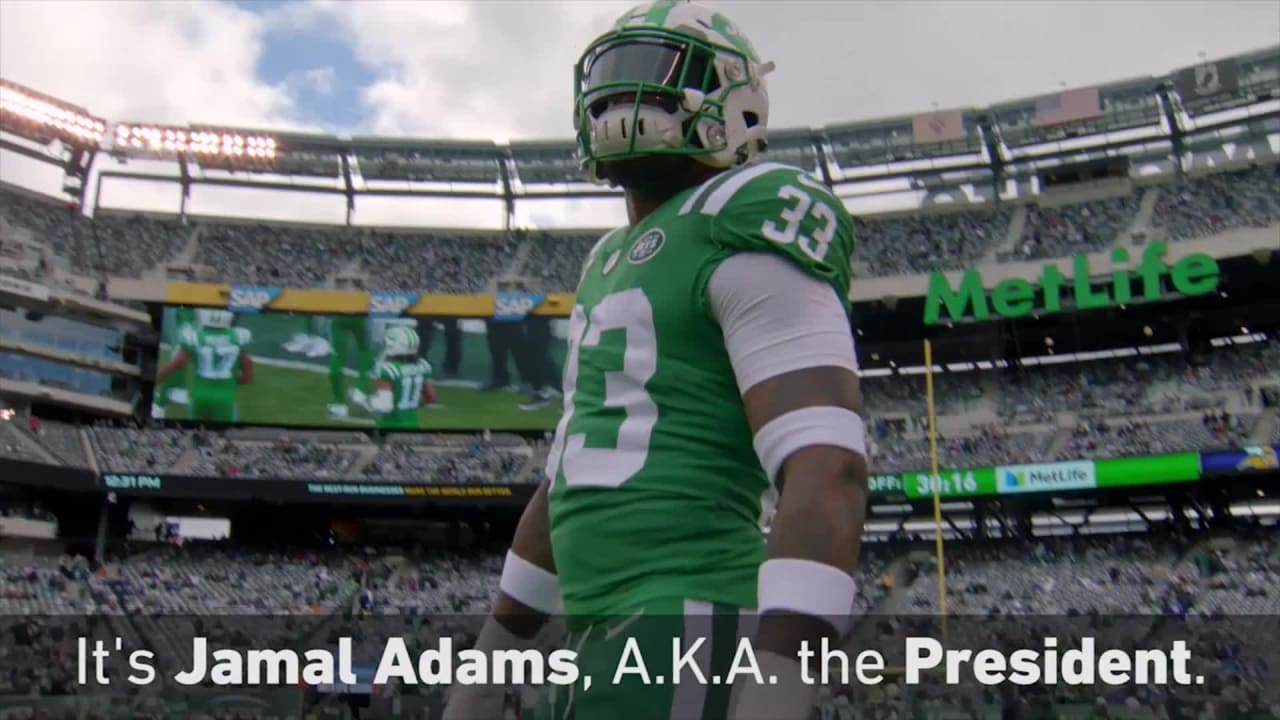 New York Jets safety Jamal Adams (33) in action against the New