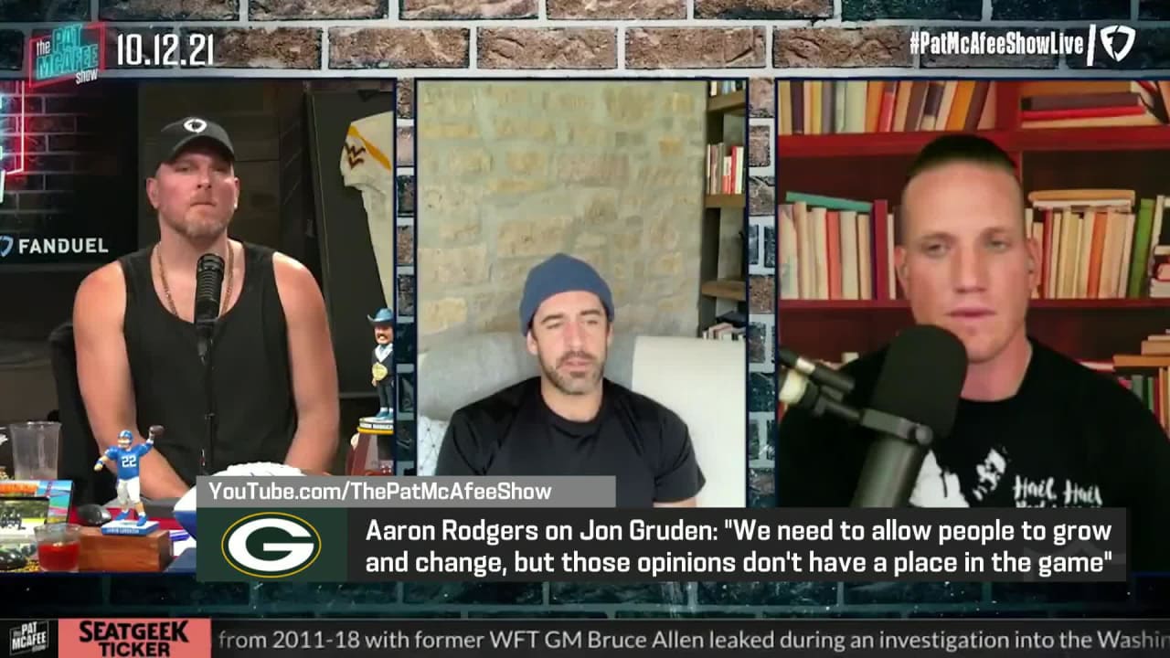 Aaron Rodgers Gushes Over Pittsburgh, Mike Tomlin on Pat McAfee Show -  Steelers Now