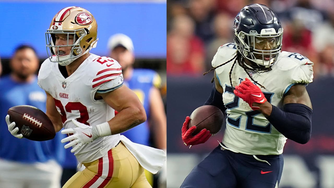 Niners RB Christian McCaffrey, Titans RB Derrick Henry lead Players of the Week thumbnail