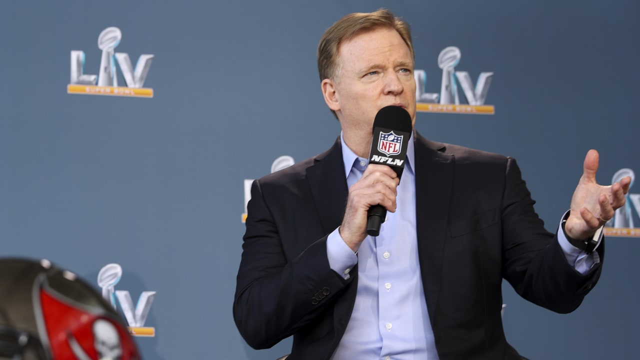 NFL Commissioner Roger Goodell's Super Bowl LV News Conference