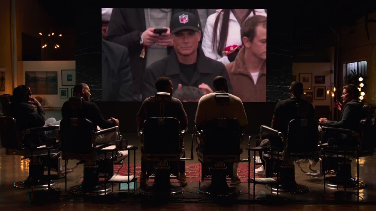 Rob Lowe is an NFL fan and he has the hat to prove it 