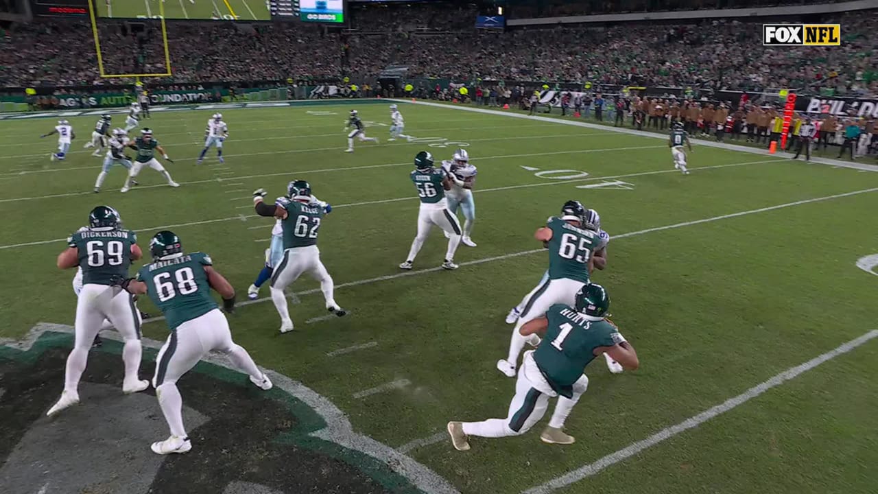 Philadelphia Eagles Quarterback Jalen Hurts' Best Plays From 2-TD Game ...