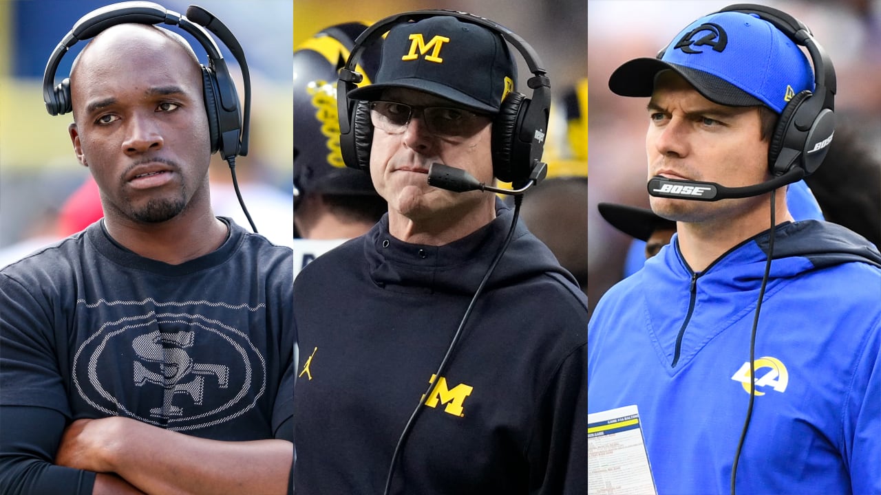 Os Vikings avaliam o interesse de Jim Harbaugh em abrir o treinador principal, para segundas entrevistas com DeMeco Ryans, Kevin O’Connell