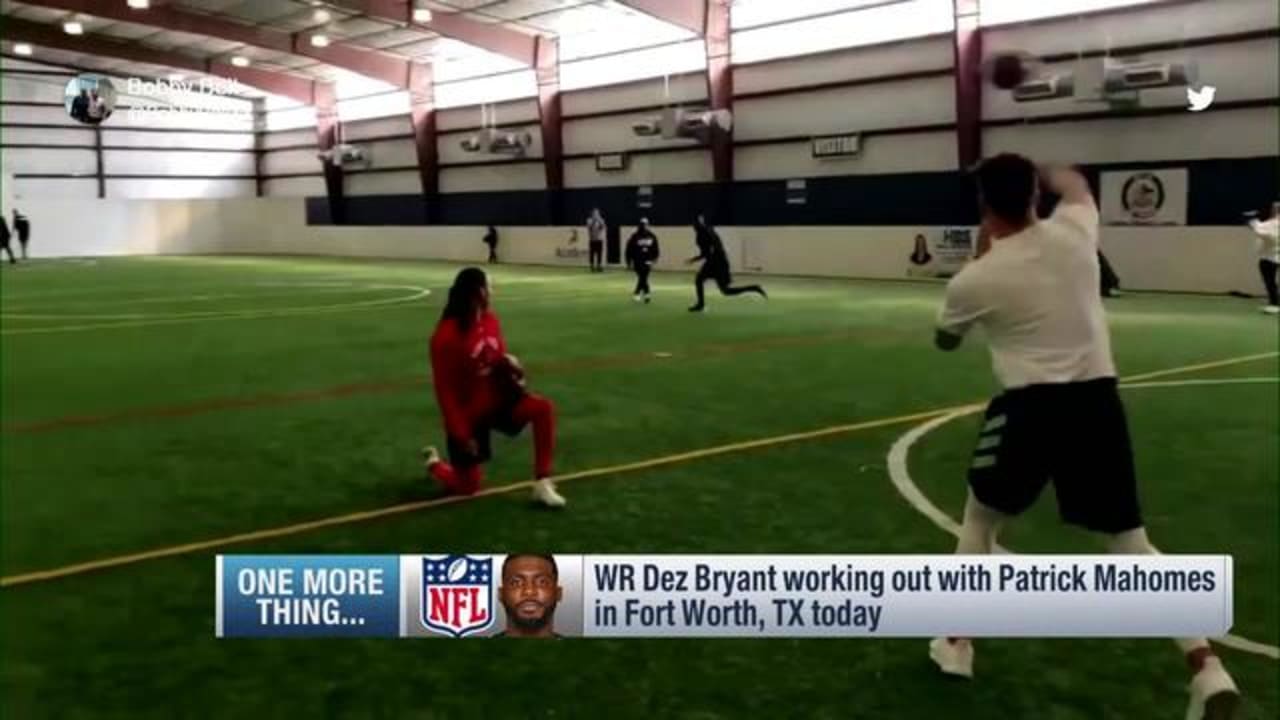 Photos: NFL stars Patrick Mahomes, Dez Bryant show up to watch