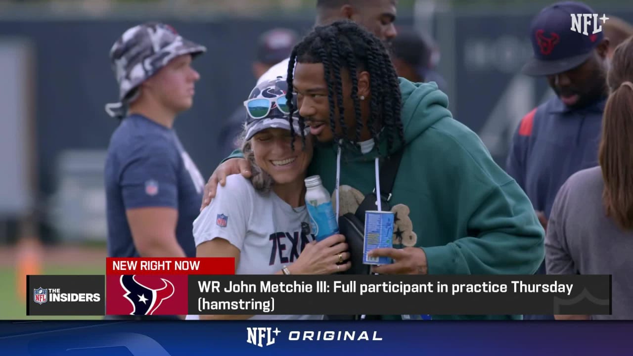 John Metchie returns to practice field with Houston Texans