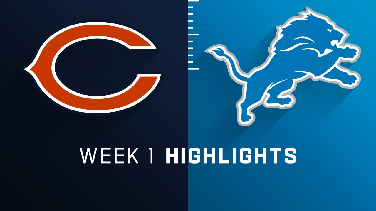 Chicago Bears vs. Detroit Lions highlights Week 1