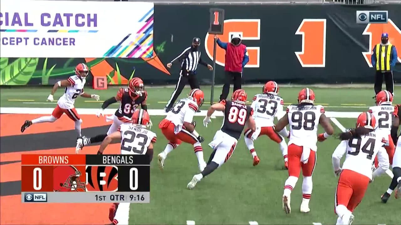 Redzone interception! Cleveland Browns pick off Cincinnati Bengals