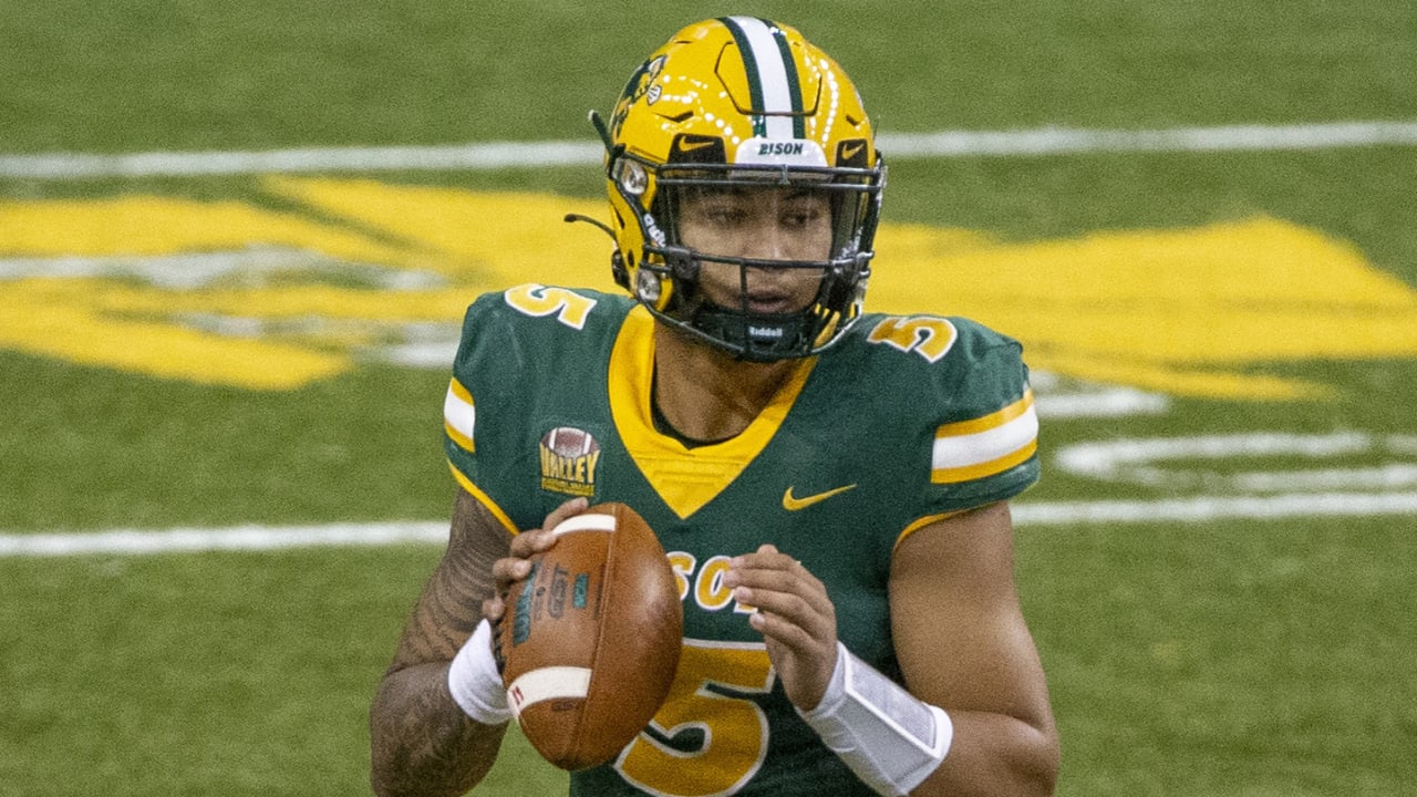 North Dakota State pro day: Trey Lance working out in front of 30 NFL teams