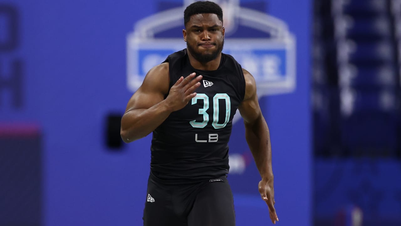 Linebacker Josh Ross runs official 4.79-second 40-yard dash at NFL combine