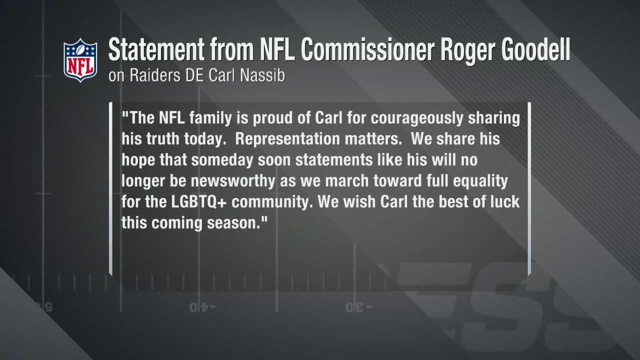 NFL Commissioner Roger Goodell's statement supporting Las ...