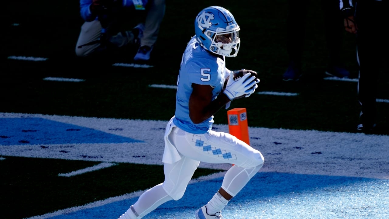 2021 NFL Draft: Wide receiver Dazz Newsome, North Carolina, Round 6, Pick  221