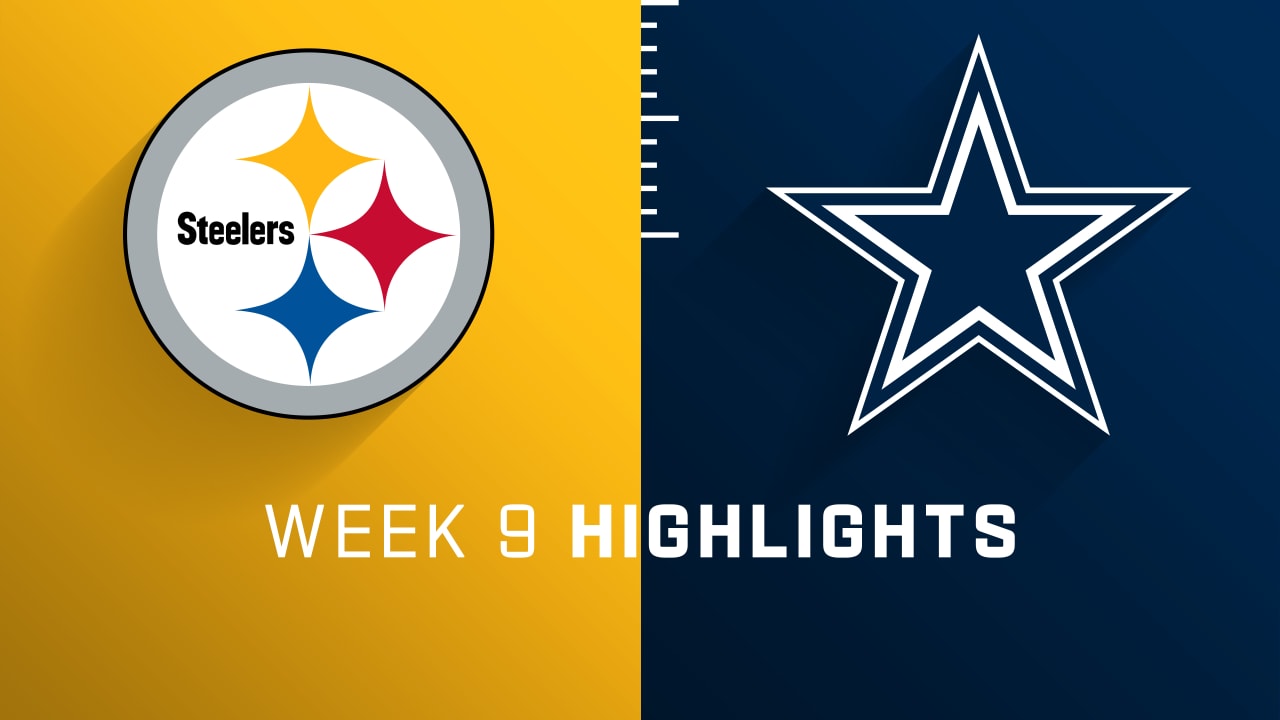 Watch highlights from the Week 9 matchup between the Pittsburgh Steelers  and the Dallas Cowboys.