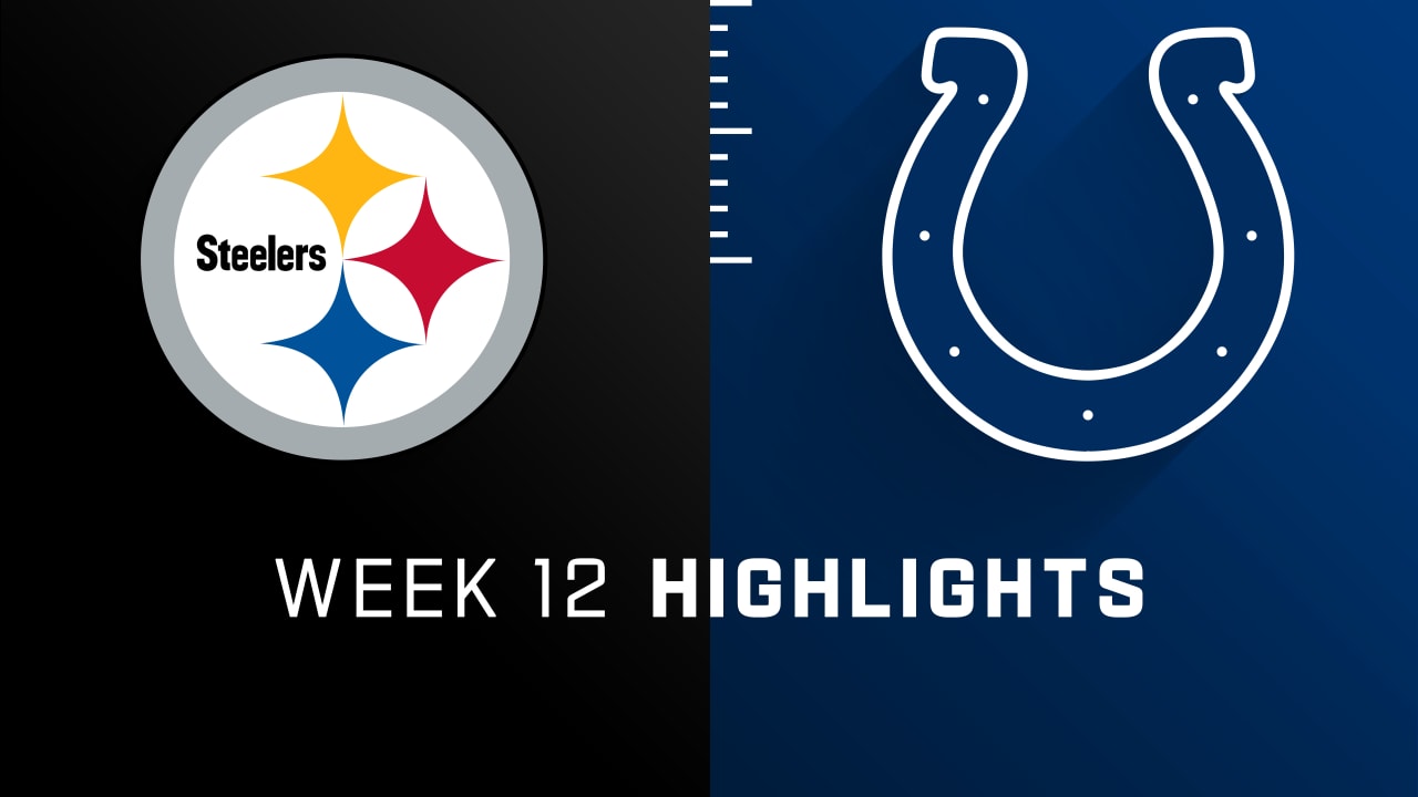 Pittsburgh Steelers vs. Indianapolis Colts highlights