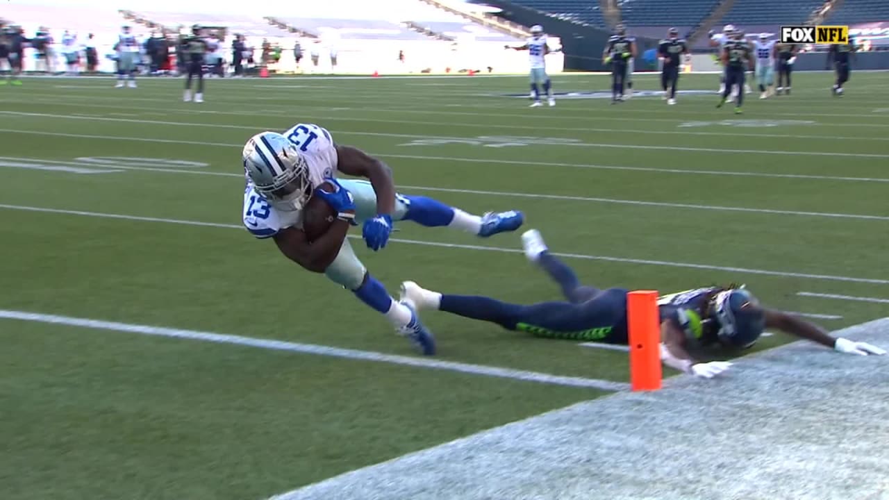 Dallas Cowboys wide receiver Michael Gallup beats Seattle 