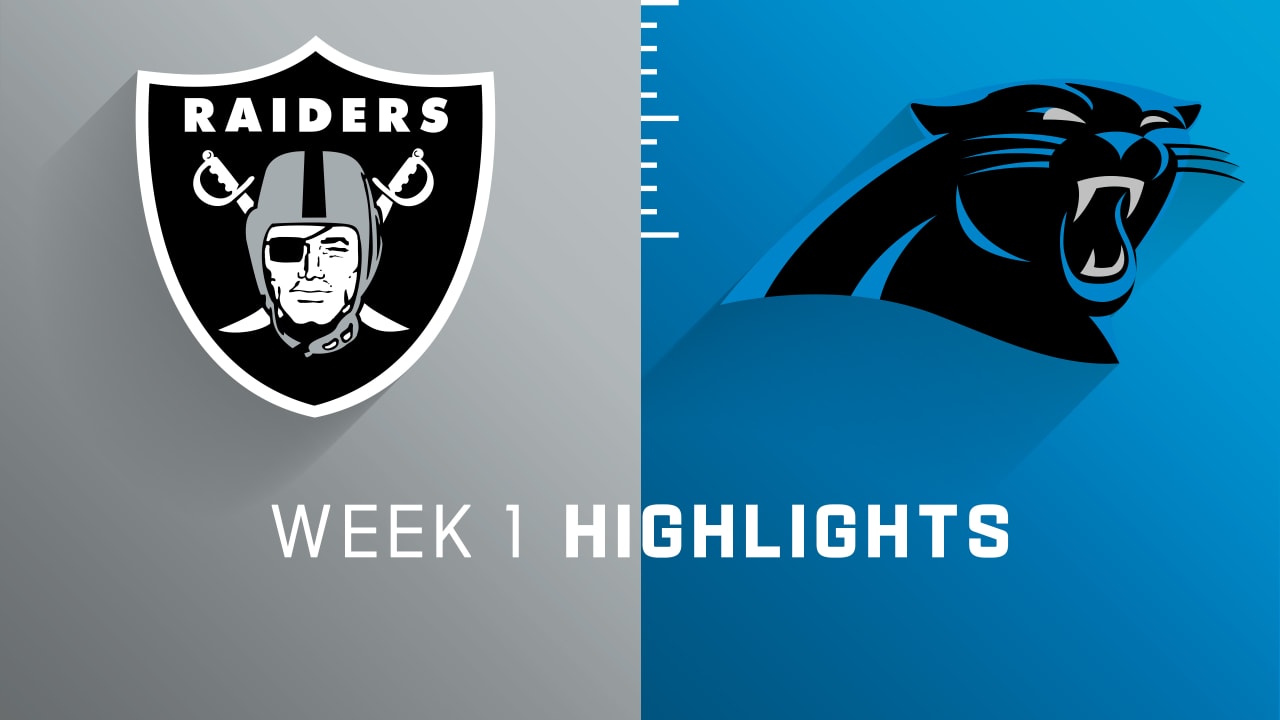 Las Vegas Raiders vs. Carolina Panthers highlights Week 1