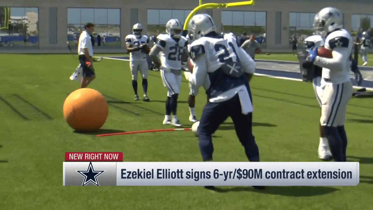 First look: Ezekiel Elliott returns to Dallas Cowboys practice